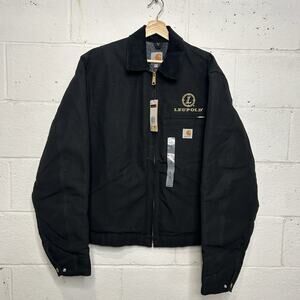 Y2K Carhartt Blanket-Lined Detroit Jacket “Black” Leupold